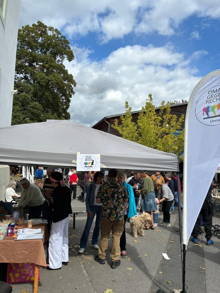 Stand der OGR-Unna beim Sommerfest der LÜSA 5.9.26